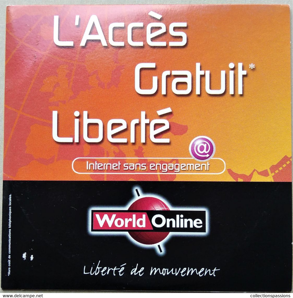 - Pochette CD ROM De Connexion Internet - WORLD ONLINE - - Internetanschluss-Sets