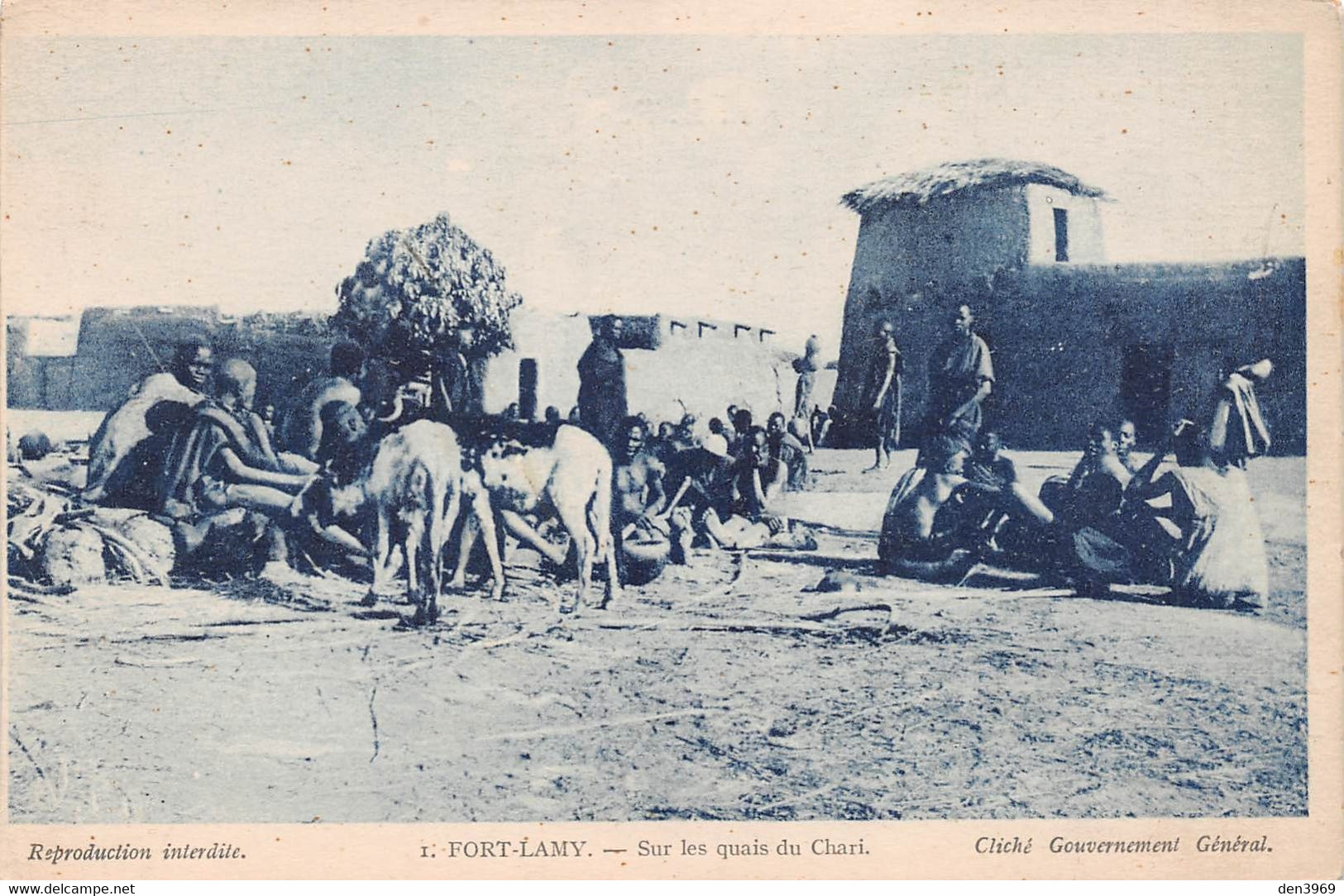 Afrique - Tchad - FORT-LAMY - Sur Les Quais Du Chari - Tchad