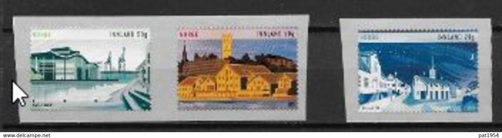 Norvège 2021 Timbres Neufs Anniversaires De Villes - Unused Stamps