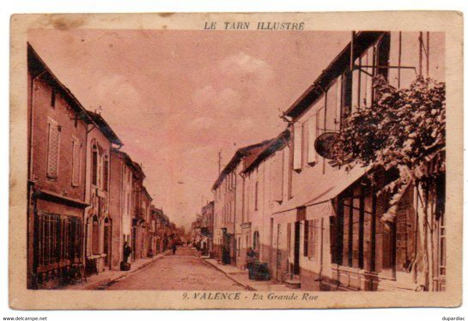 81 - Tarn / VALENCE -- La Grande Rue. - Valence D'Albigeois