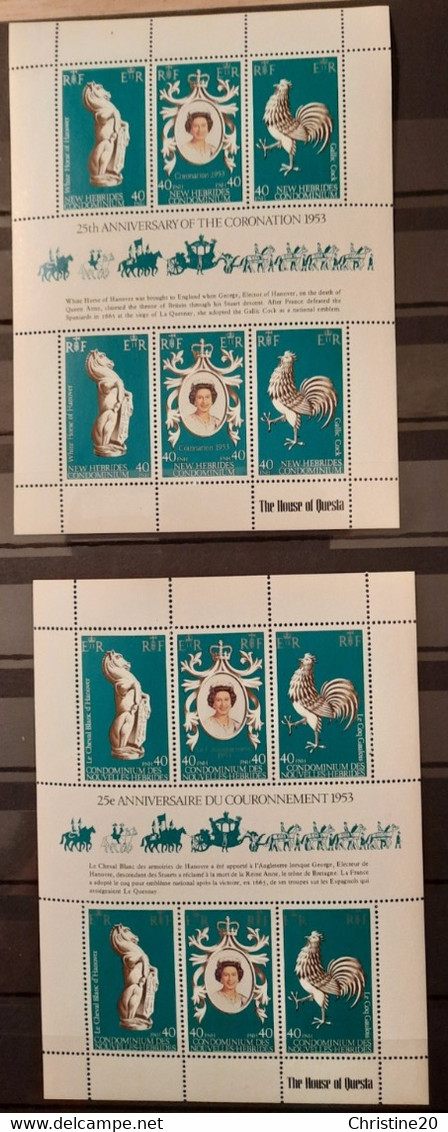 Nouvelles-Hebrides/New Hebrides Petite Collection Entre 1949 Et 1976 Cote +600€ ** TB - Collections, Lots & Séries