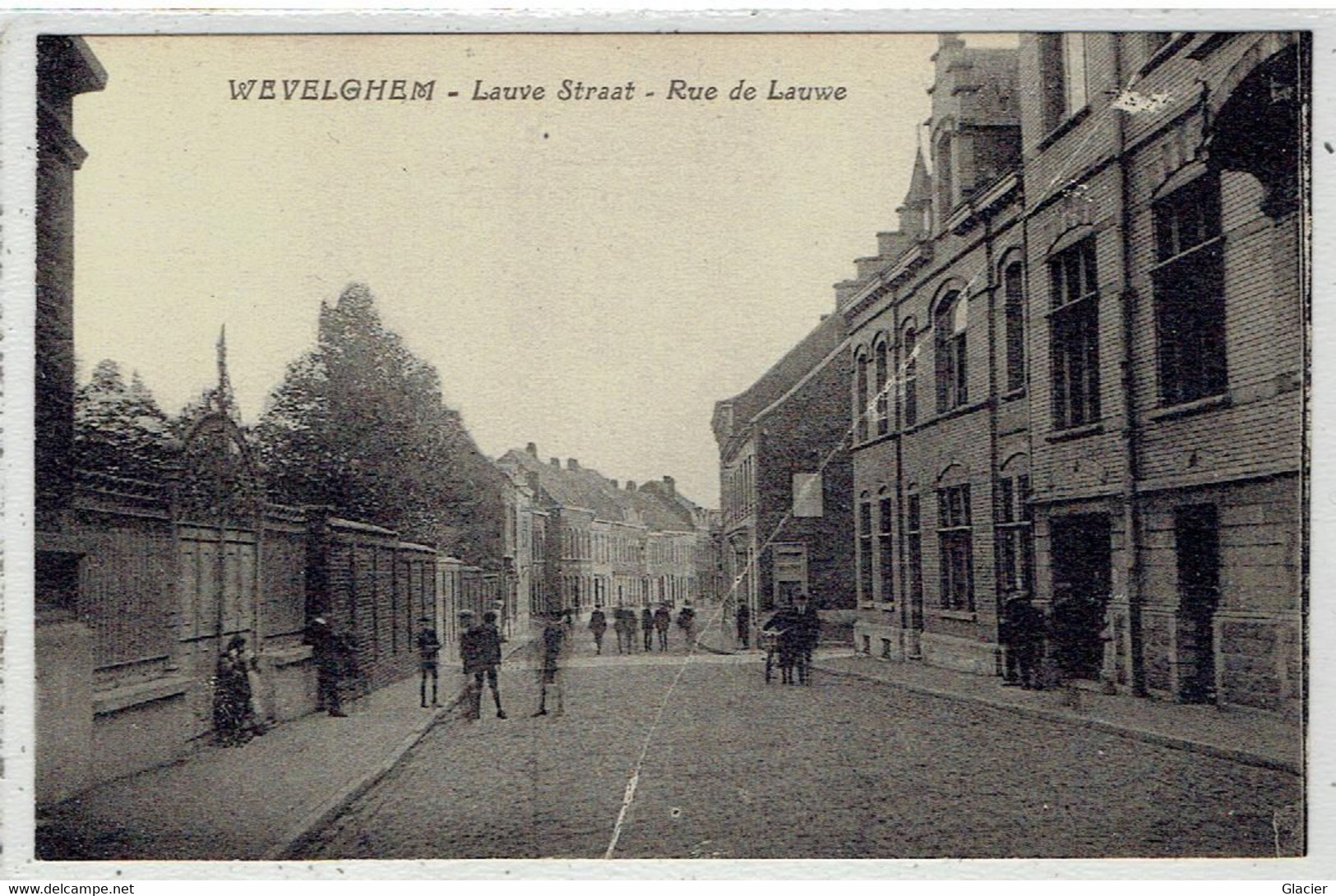 WEVELGHEM - Lauwe Straat - Rue De Lauwe - Uitg. J. Boussier R.C.B. - Wevelgem