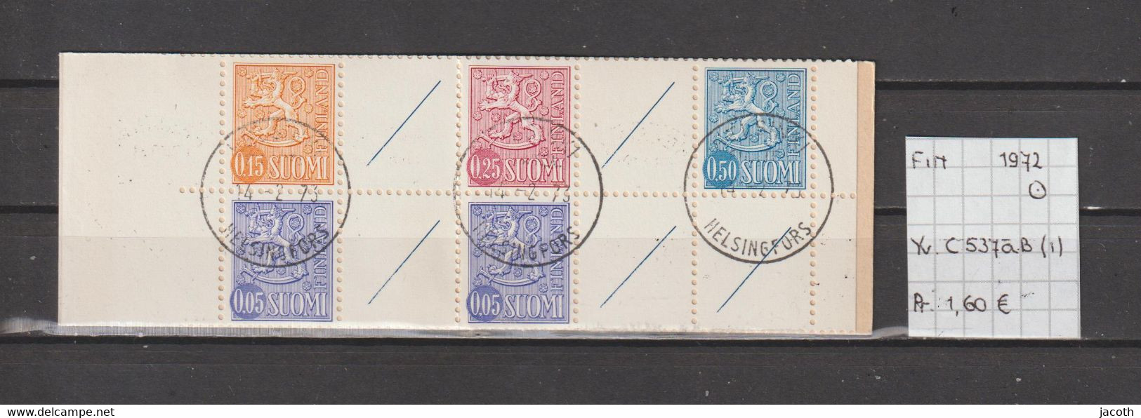 Finland 1972 - Yv. Boekje C537aB(I) Gest./obl./used - Markenheftchen