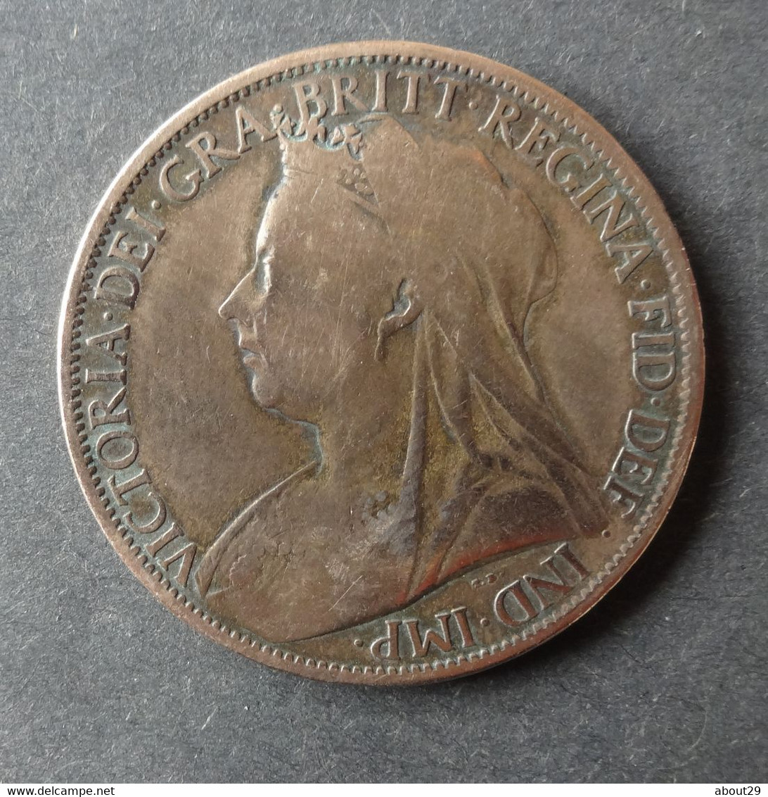 GRANDE BRETAGNE - One Penny - 1897 - Victoria - D. 1 Penny