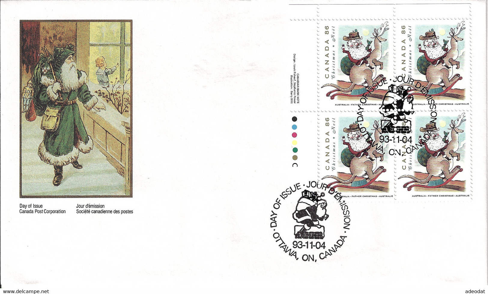 CANADA 1993 SCOTT 1501 FDC - 1991-2000