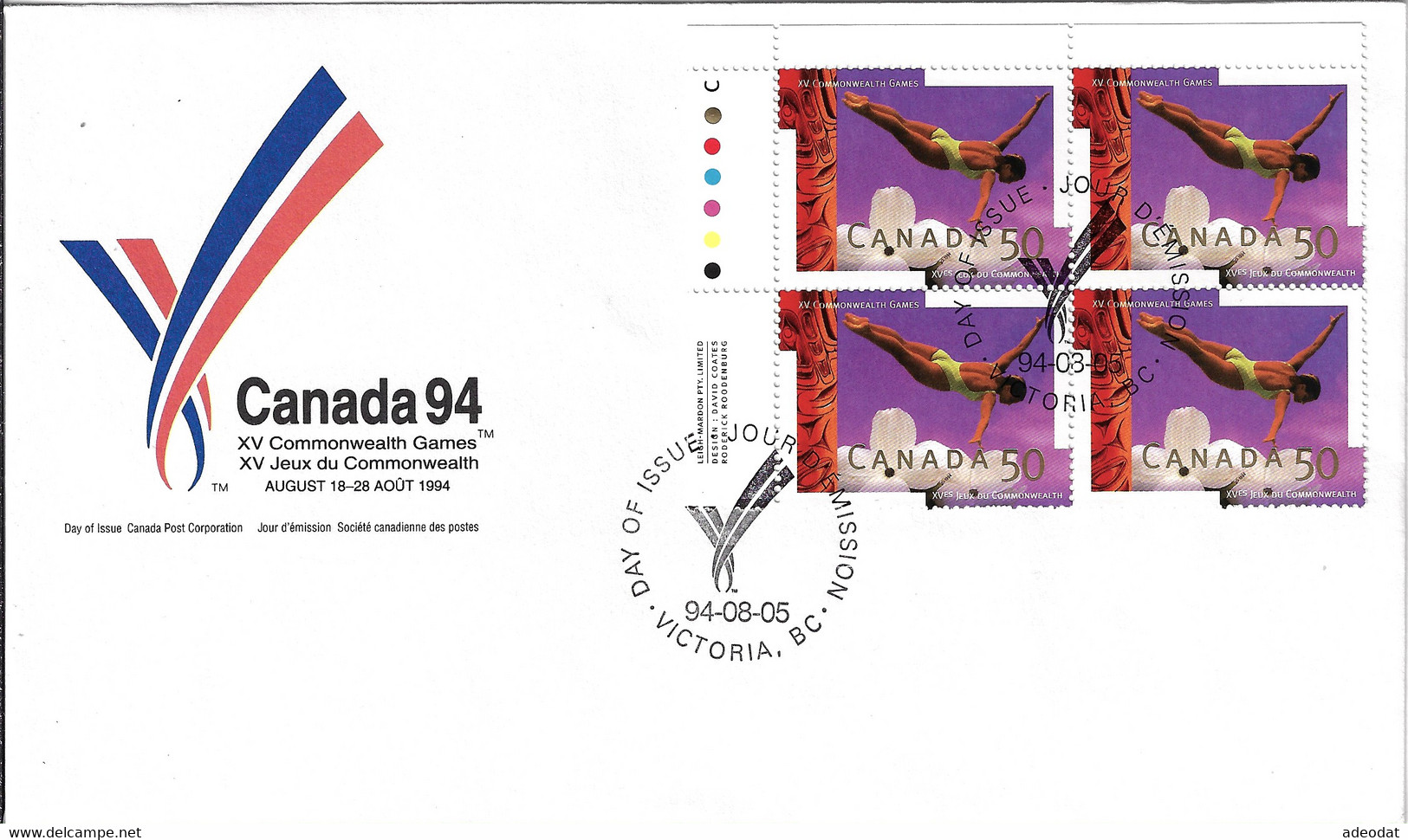 CANADA 1994 SCOTT 1521 CB FDC - 1991-2000