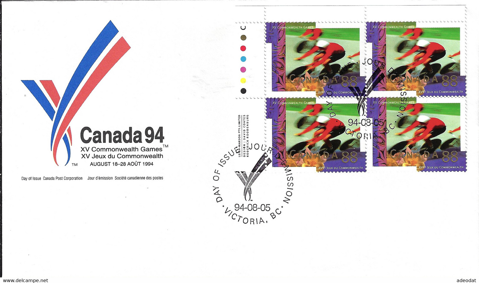 CANADA 1994 SCOTT 1522 CB FDC - 1991-2000