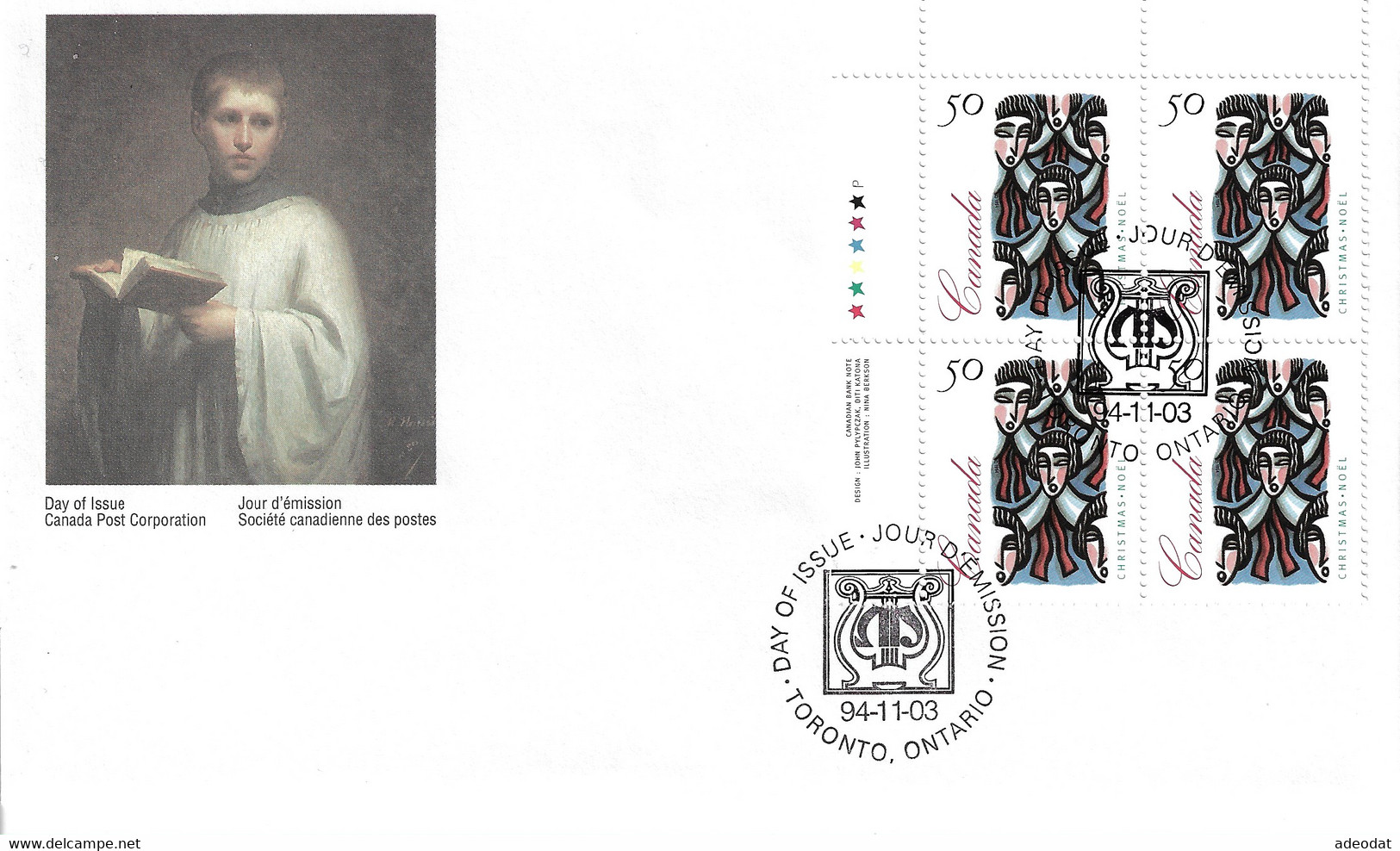 CANADA 1994 SCOTT 1533-36 FDC - 1991-2000