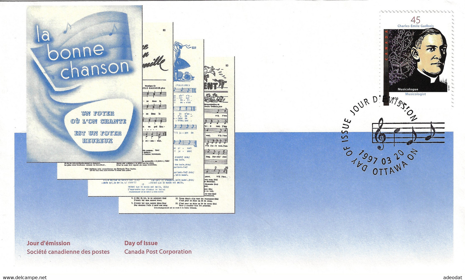 CANADA 1997 SCOTT 1637  FDC - 1991-2000