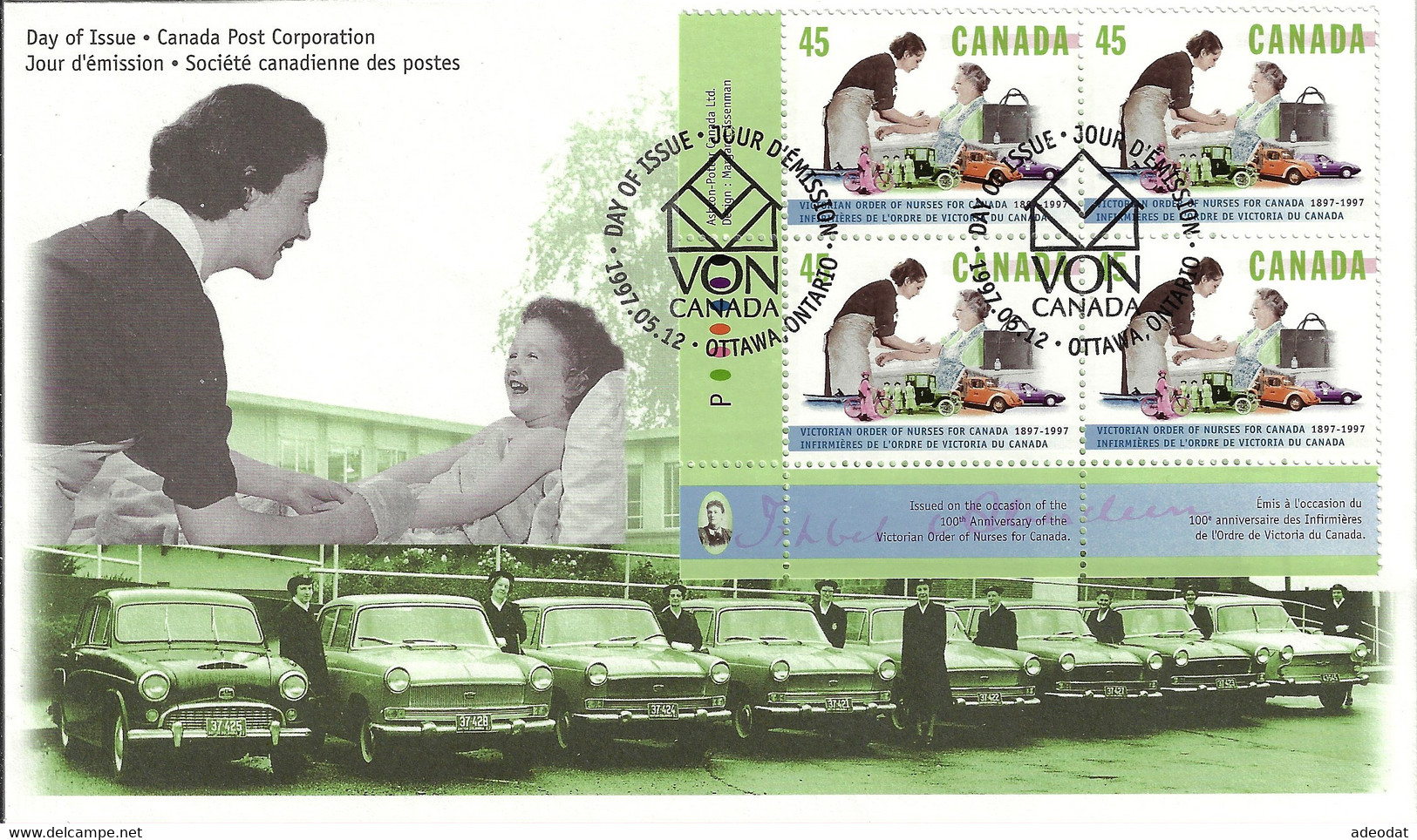 CANADA 1997 SCOTT 1639 CB FDC - 1991-2000