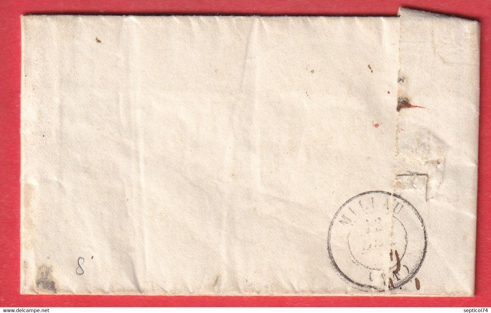 CAD TYPE 13 ST AFFRIQUE AVEYRON OR BROQUIES MILHAU 1842 - 1801-1848: Precursors XIX
