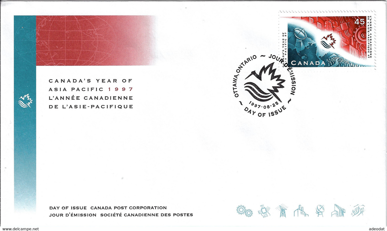 CANADA 1997 SCOTT 1658 FDC - 1991-2000