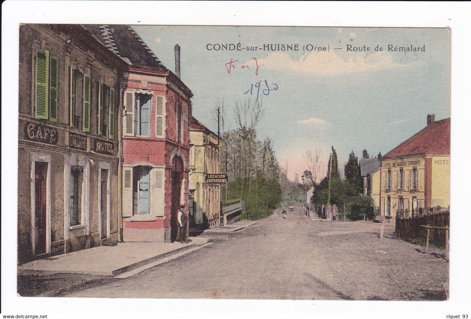 CONDE-sur-HUISNE - Route De Rémalard - Autres & Non Classés