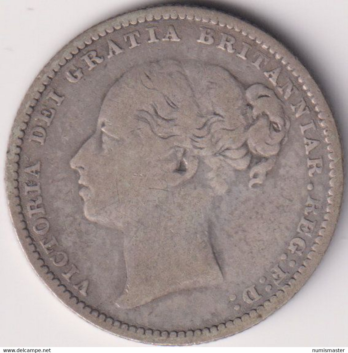 GREAT BRITAIN , SHILLING 1883 , SILVER COIN - I. 1 Shilling