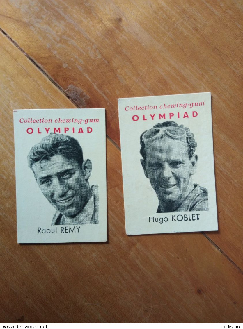 Cyclisme - Chromos Collection Chewing Gum OLYMPIAD : Raoul REMY Et Hugo KOBLET - Cycling