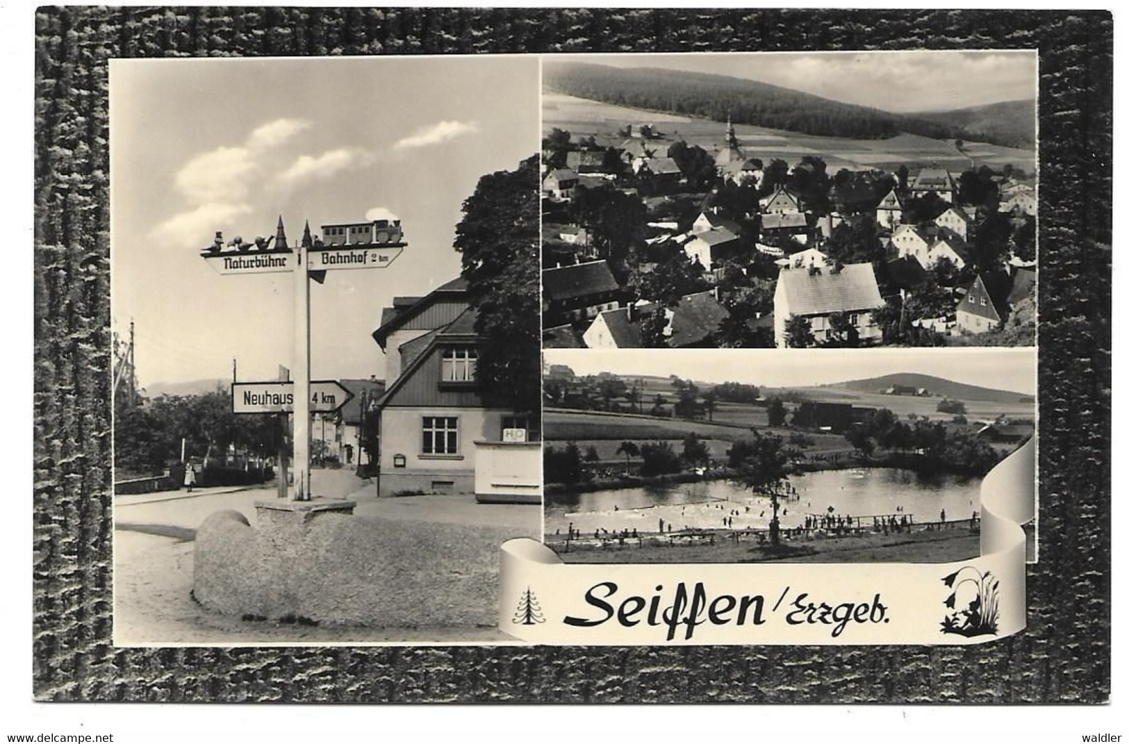 9335  SEIFFEN, MEHRBILD  1962 - Seiffen