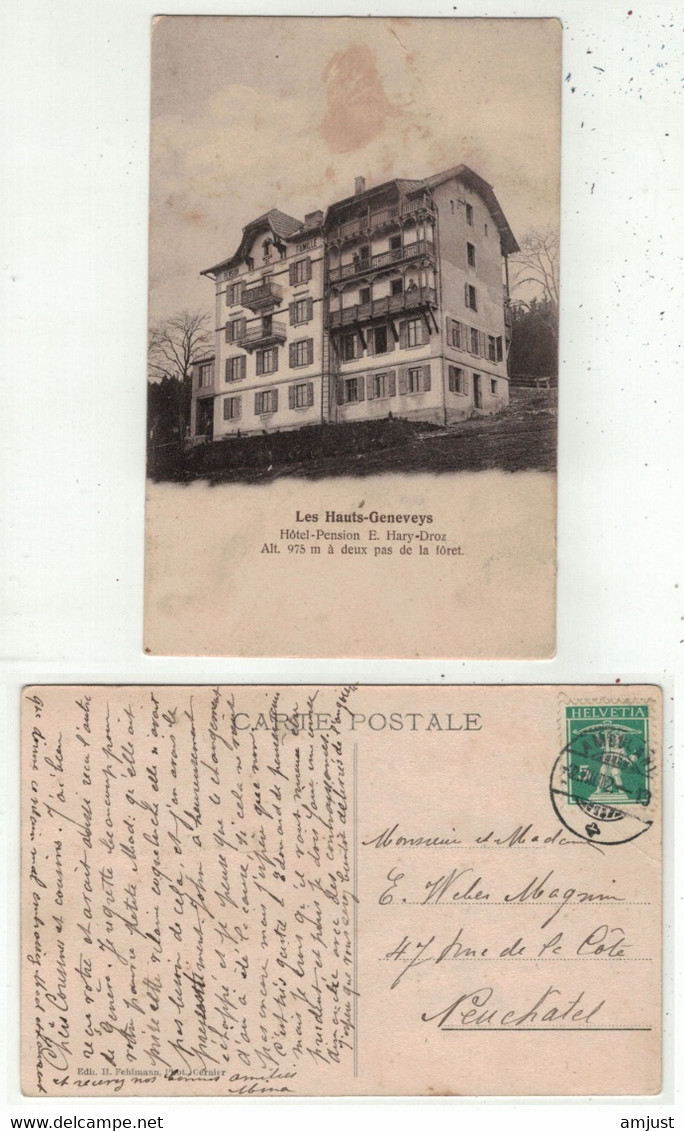 Suisse // Schweiz // Neuchâtel // Les Hauts-Geneveys, Hôtel-Pension - Les Hauts-Geneveys