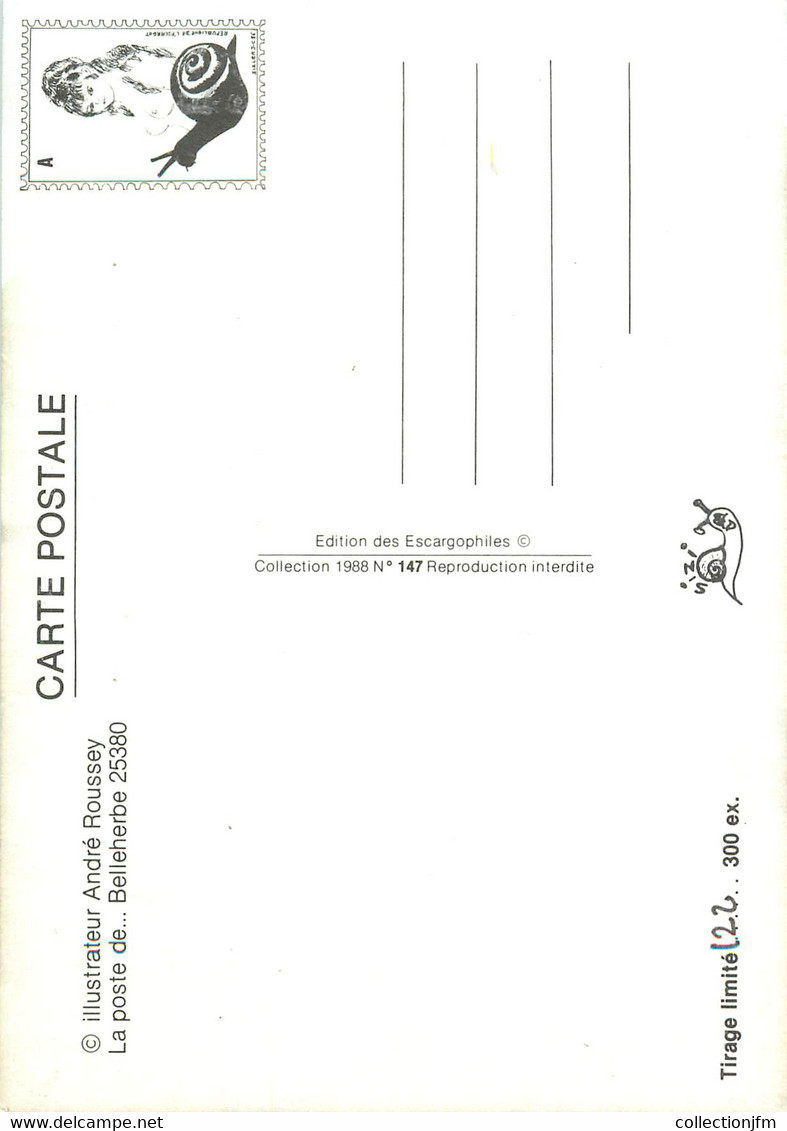 CPA   ROUSSEY / LA POSTE / FACTEUR - Roussey