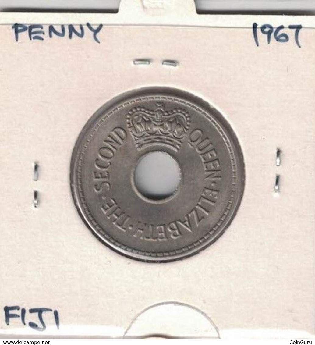 Fiji 1 Penny 1967 UNC - Fiji