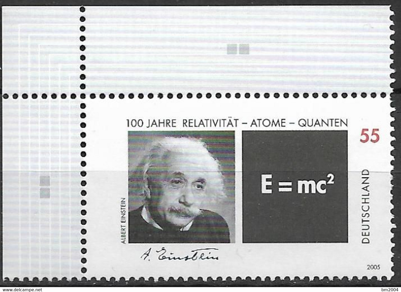 2005  Germany  Deutschland  Mi.  2475  **MNH   EOL :  Albert Einstein - Unused Stamps