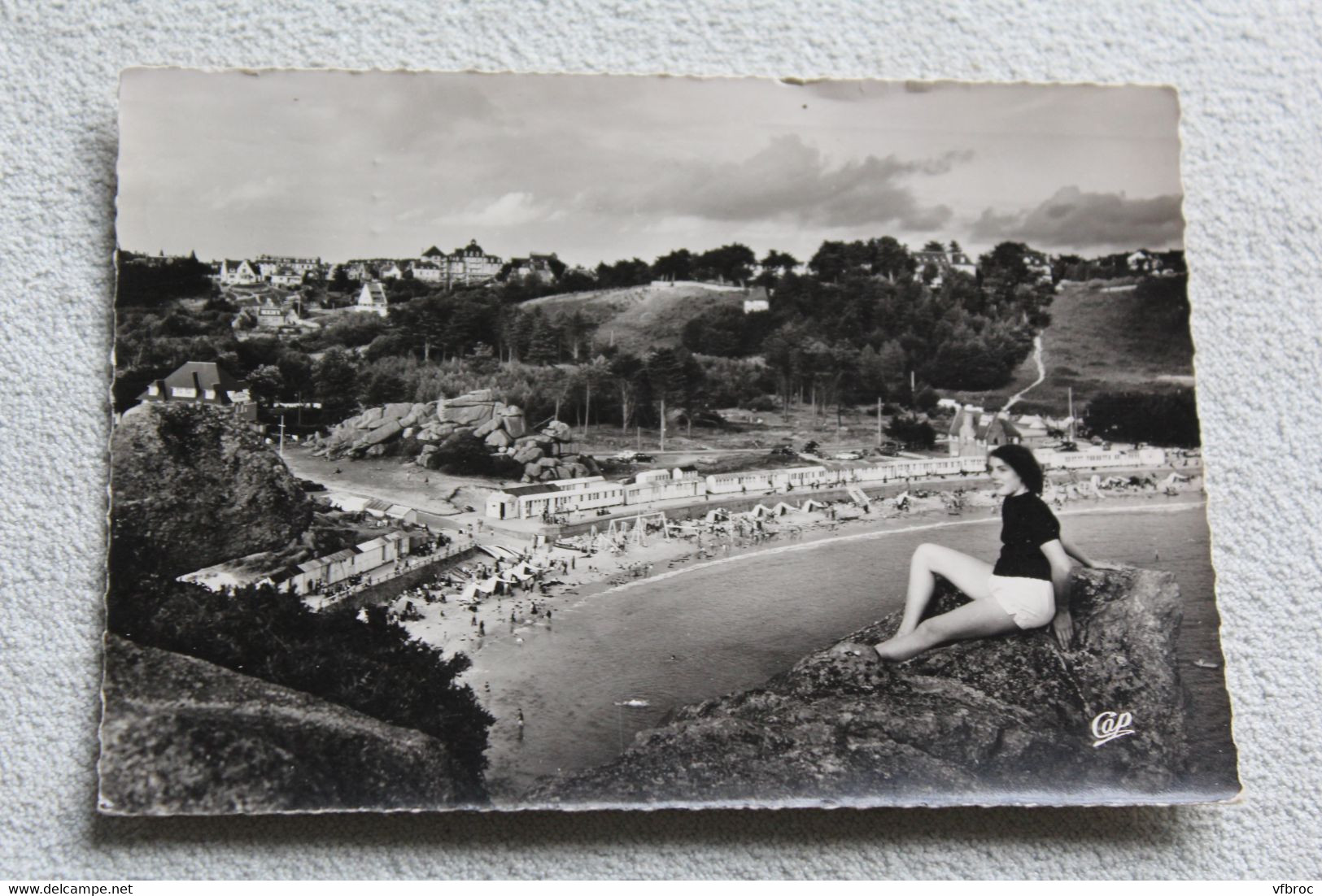 Cpm 1960, Trebeurden, La Plage De Tresmeur Vue Des Rochers, Cotes D'Armor 22 - Trébeurden