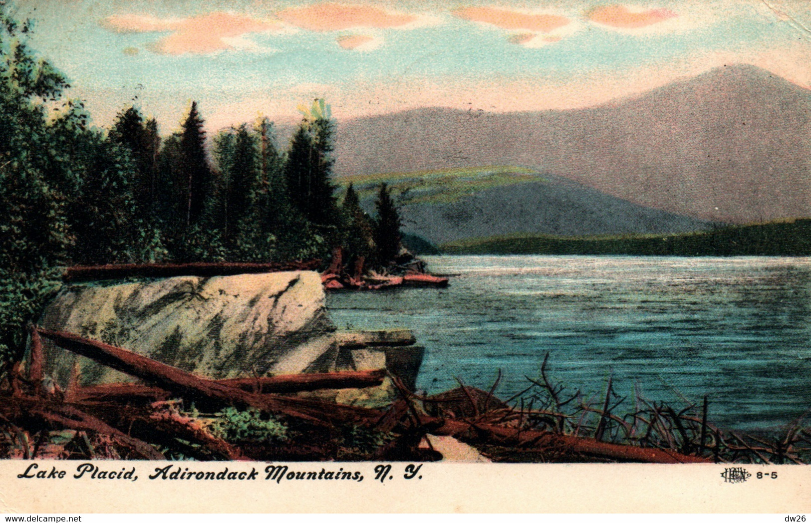 Lake Placid, Adirondack Mountains NY, New-York 1907 - Adirondack