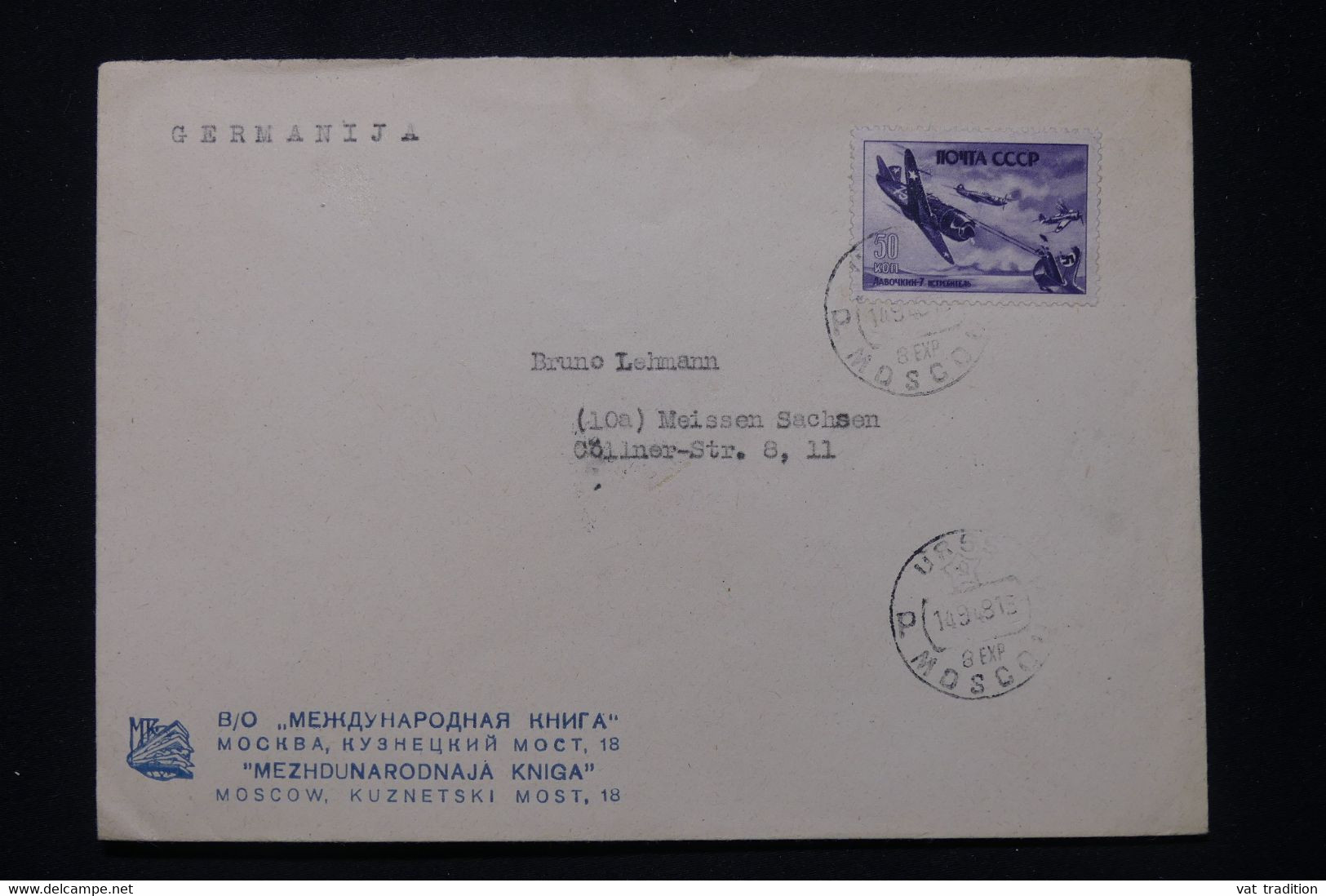 U.R.S.S. - Enveloppe De Moscou Pour L 'Allemagne En 1948 - L 91857 - Lettres & Documents