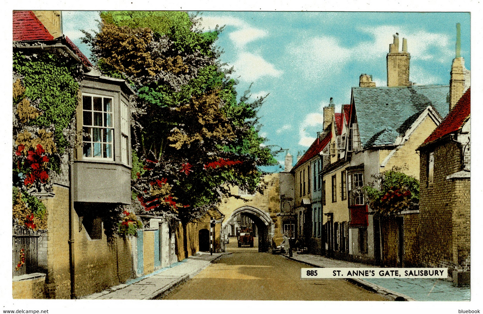 Ref 1480 - Postcard - St Anne's Gate Salisbury - Wiltshire - Salisbury