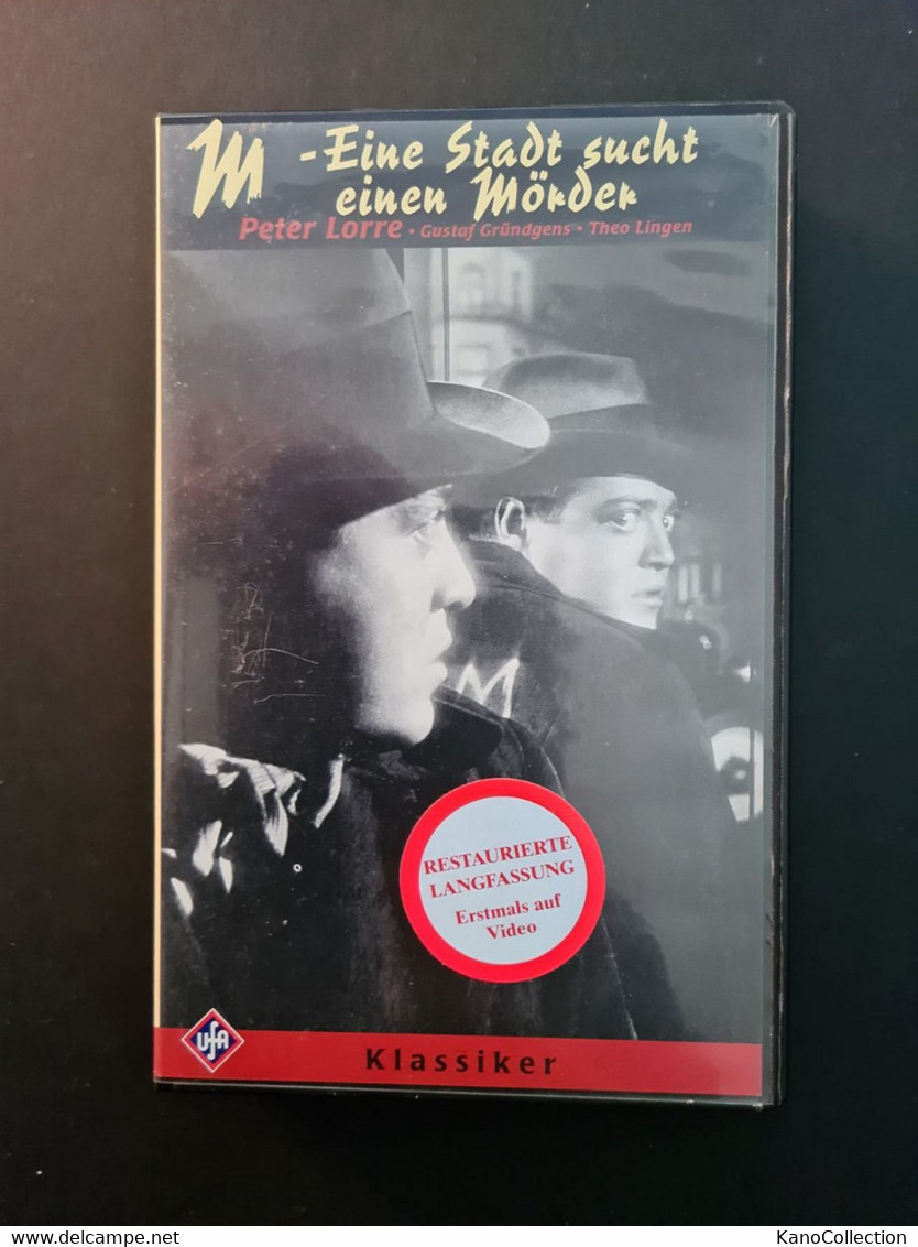 Fritz Lang: M – Eine Stadt Sucht Einen Mörder, 1931, Ufa-Klassiker, Rest. Fassung - Clásicos