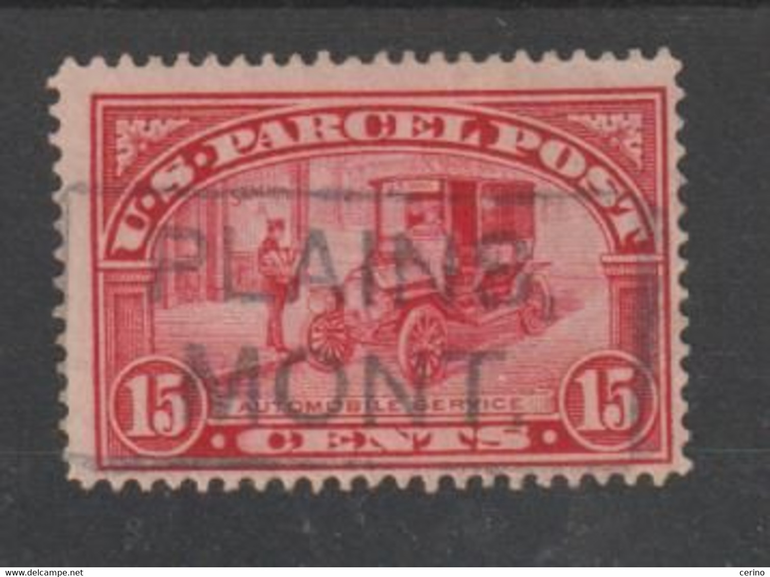 U.S.A.  1912  POSTAL PACKAGES  -  15 C. USED  STAMP  -  YV/TELL. 7 - Paketmarken