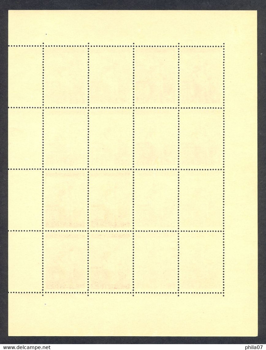 SERBIA - .Mi.No. 82/85, Complete Sheet In Good Quality. - Serbia
