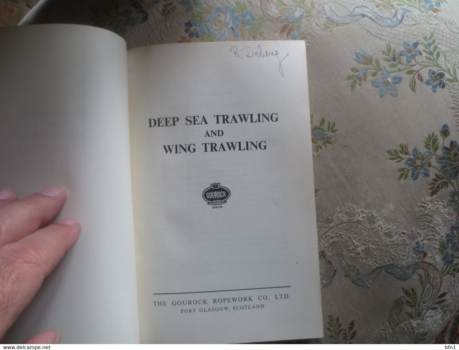 DEEP SEA TRAWLING AND WING TRAWLING - GOUROCK -1961 - Geowissenschaften