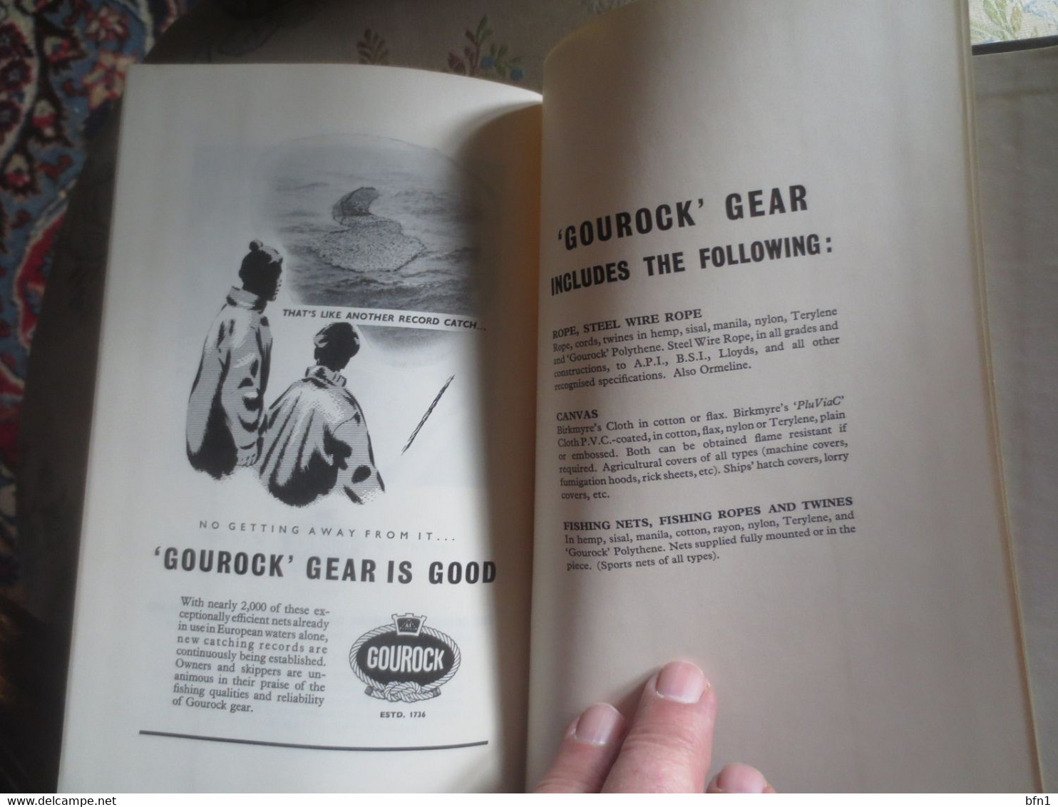 DEEP SEA TRAWLING AND WING TRAWLING - GOUROCK -1961