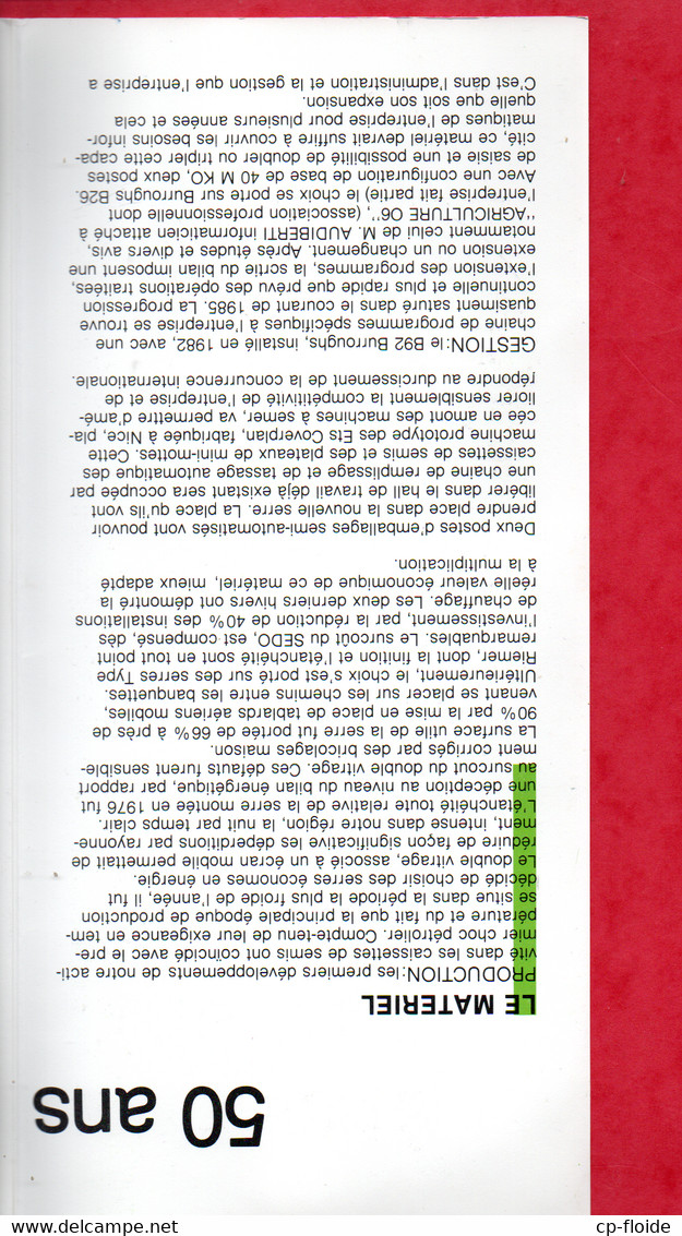 ÉTABLISSEMENT HORTICOLE SCHUPISSER . 50 ANS D'EXPÉRIENCE . 1986 - Réf. N°111P - - Other & Unclassified