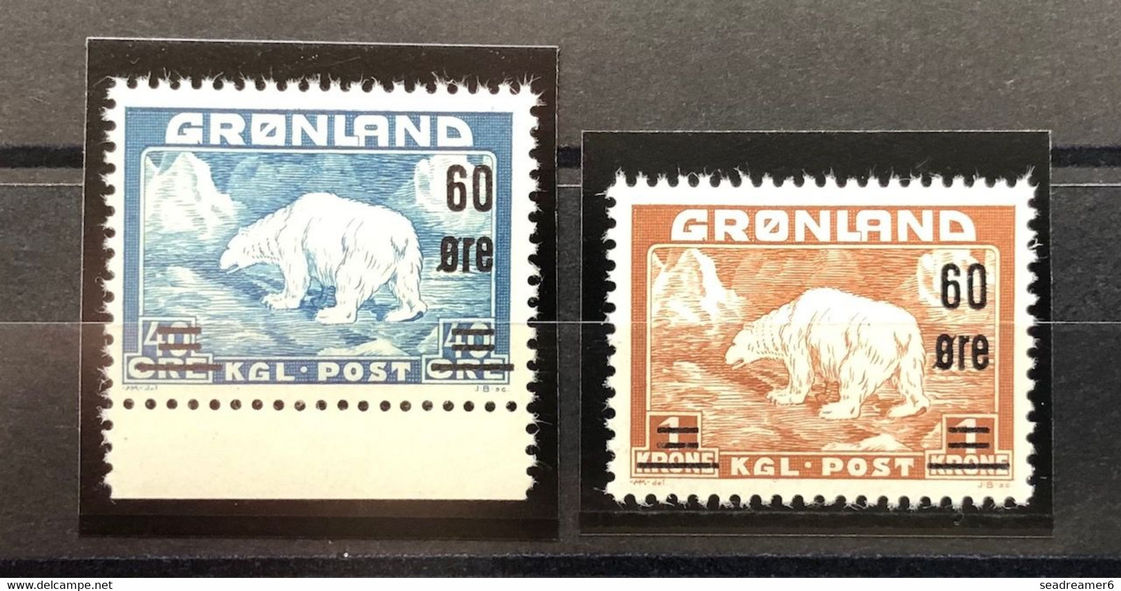 Groenland N°28 & 29** TTB - Unused Stamps