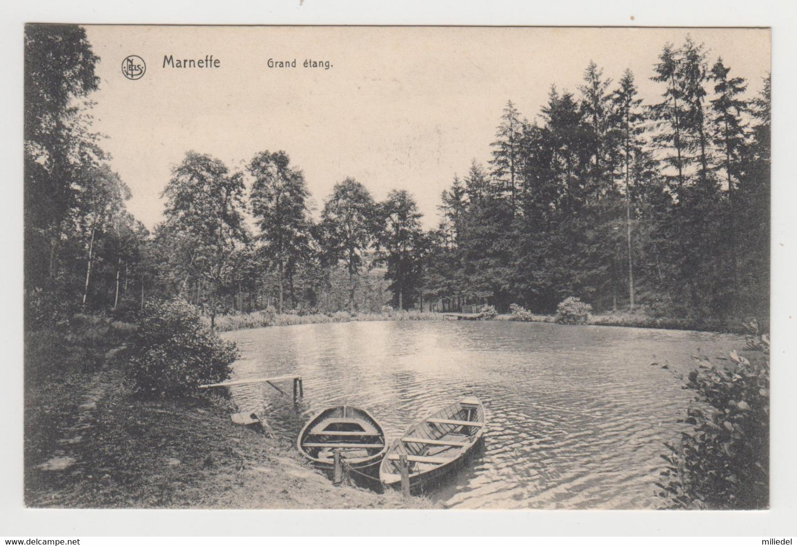 H558 - BELGIQUE - Burdinne - Marneffe - Grand étang - Circulée - Burdinne