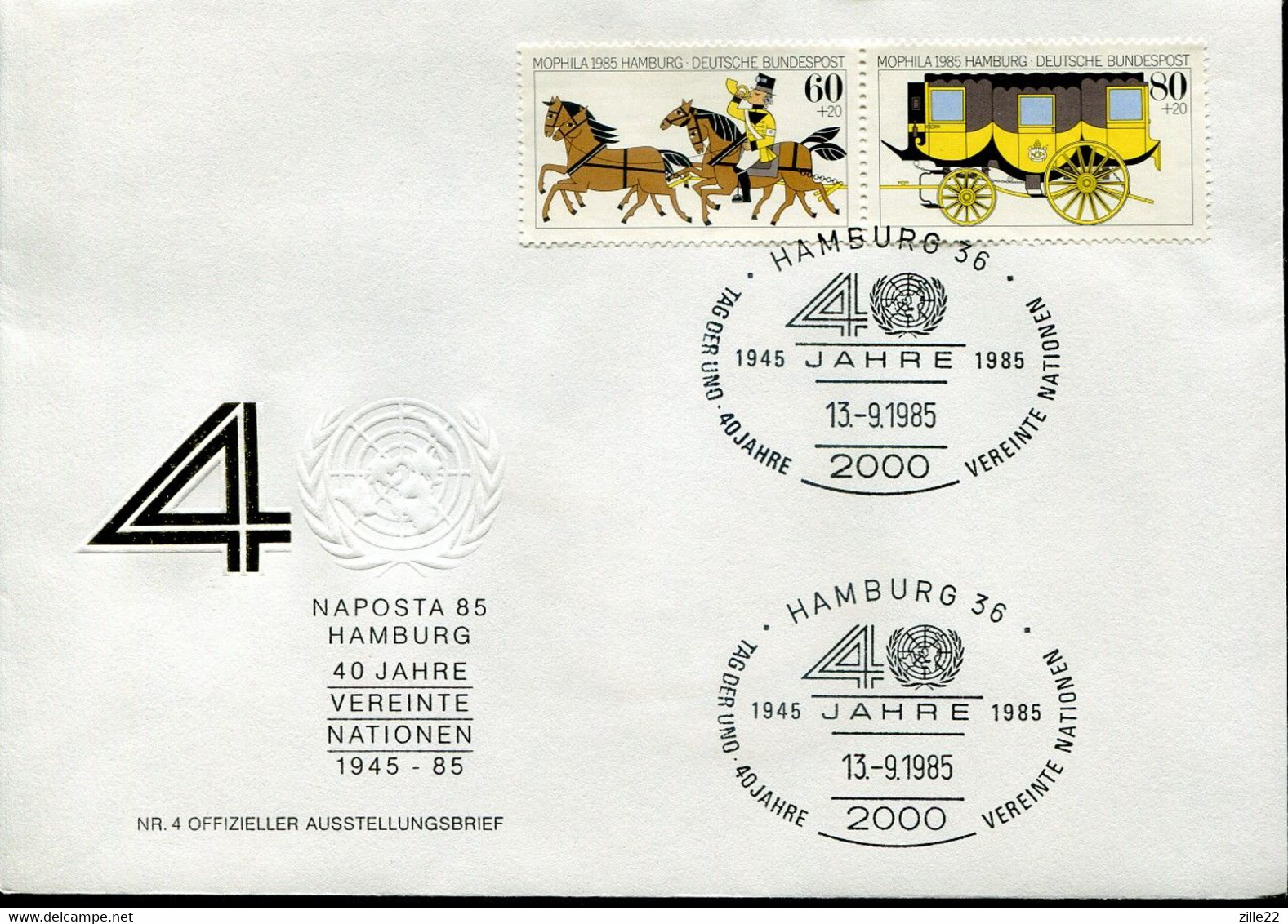 Germany Special Cover Mail Transport Horse Coach - Diligences