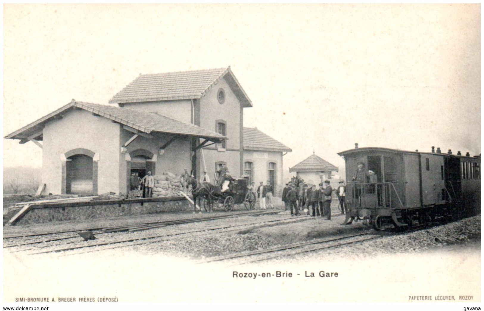 77 ROZAY-en-BRIE - La Gare - Rozay En Brie