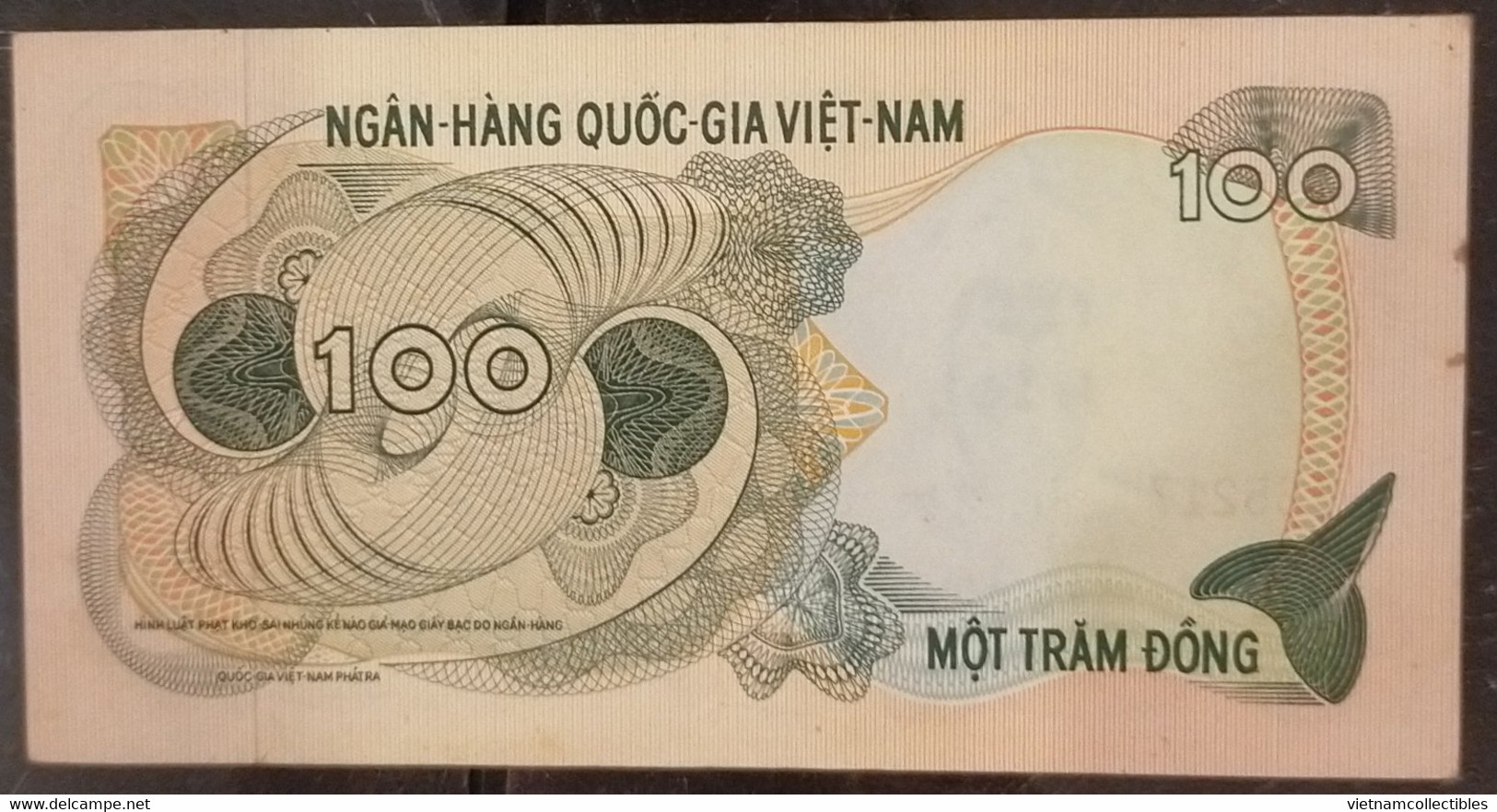 South Viet Nam Vietnam 100 Dông EF Banknote Note 1970 - Pick# 26 / 02 Photo - Vietnam