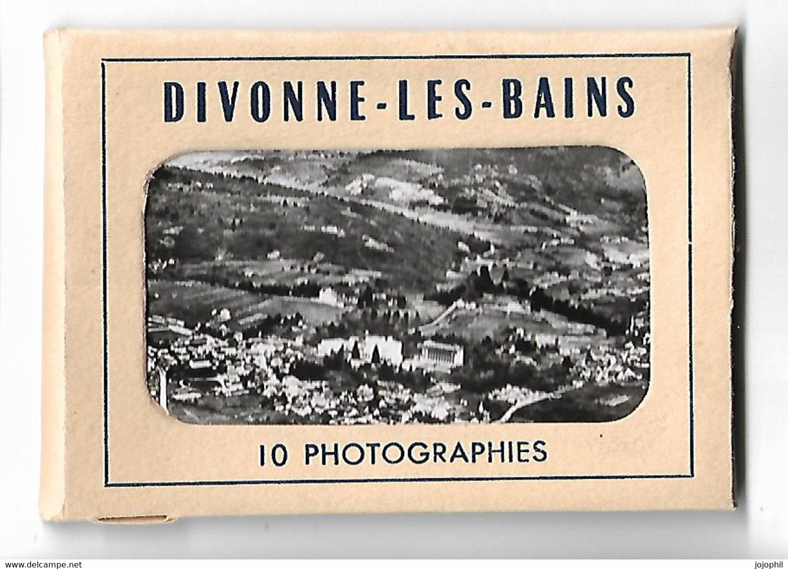 Divonne Les Bains  10 Photographies 9 X 6.5 Cm - édition Librairie Gourdin - Divonne Les Bains