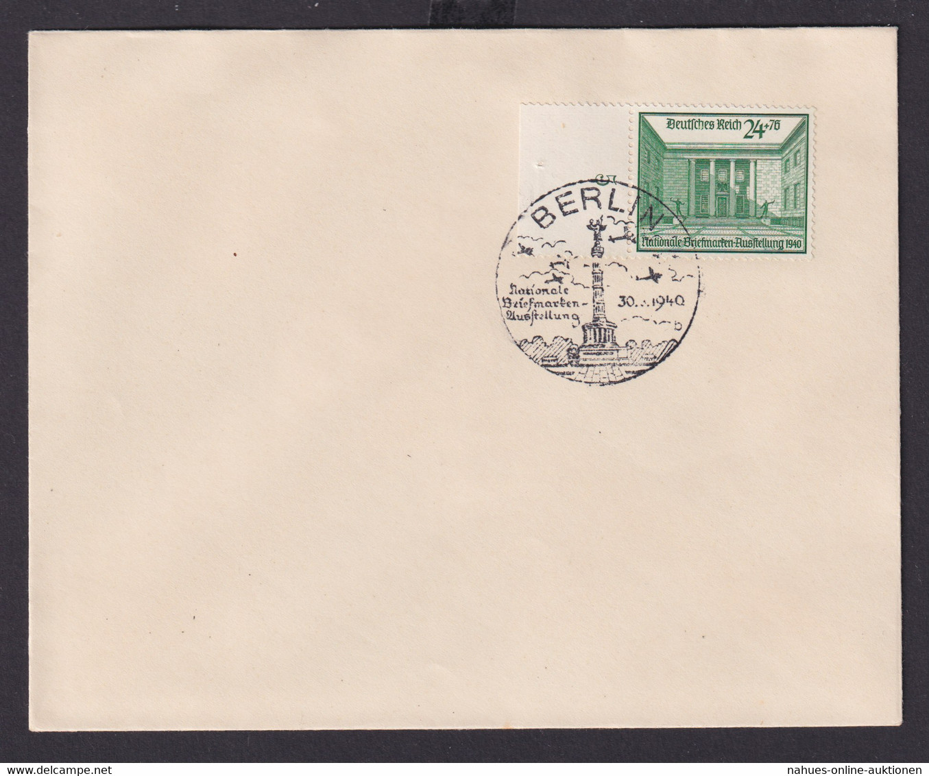 Deutsches Reich Brief 743 SST Berlin Nationale Briefmarkenausstellung 30.3.1940 - Sonstige & Ohne Zuordnung