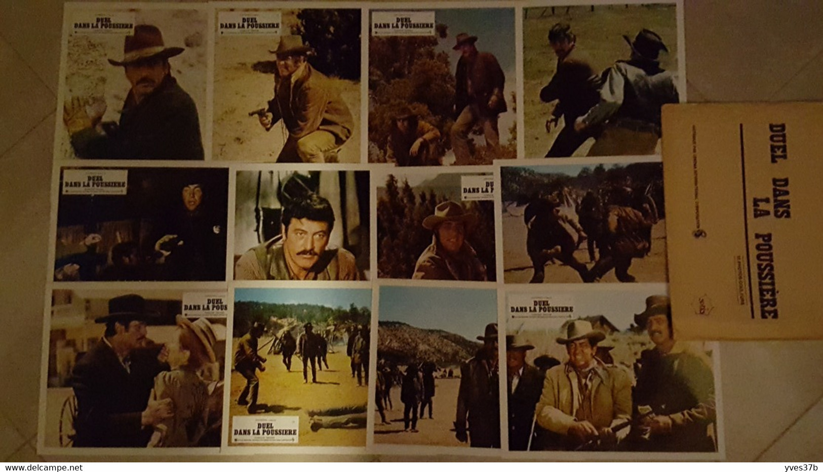 "DUEL DANS LA POUSSIERE" Pochette Complète 12 Photos - 23x30 (1973) Dean Martin...NEUVES - Fotos