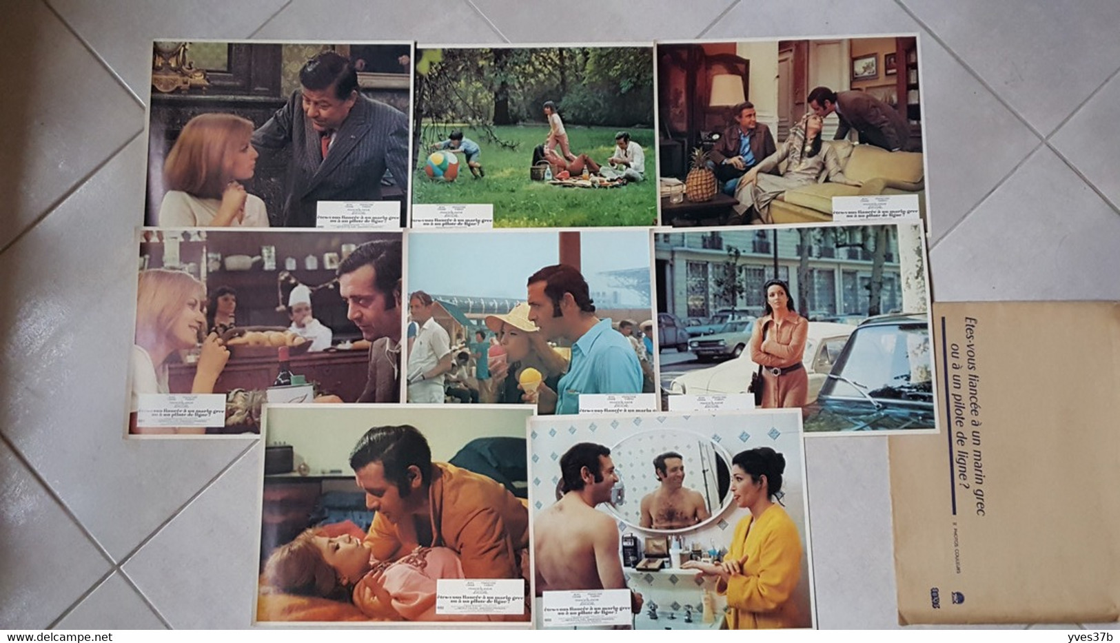 "Êtes-vous Fiancée à Un Marin Grec..." Pochette Complète 8 Photos (1970).J. AUREL J.YANNE - Fotos