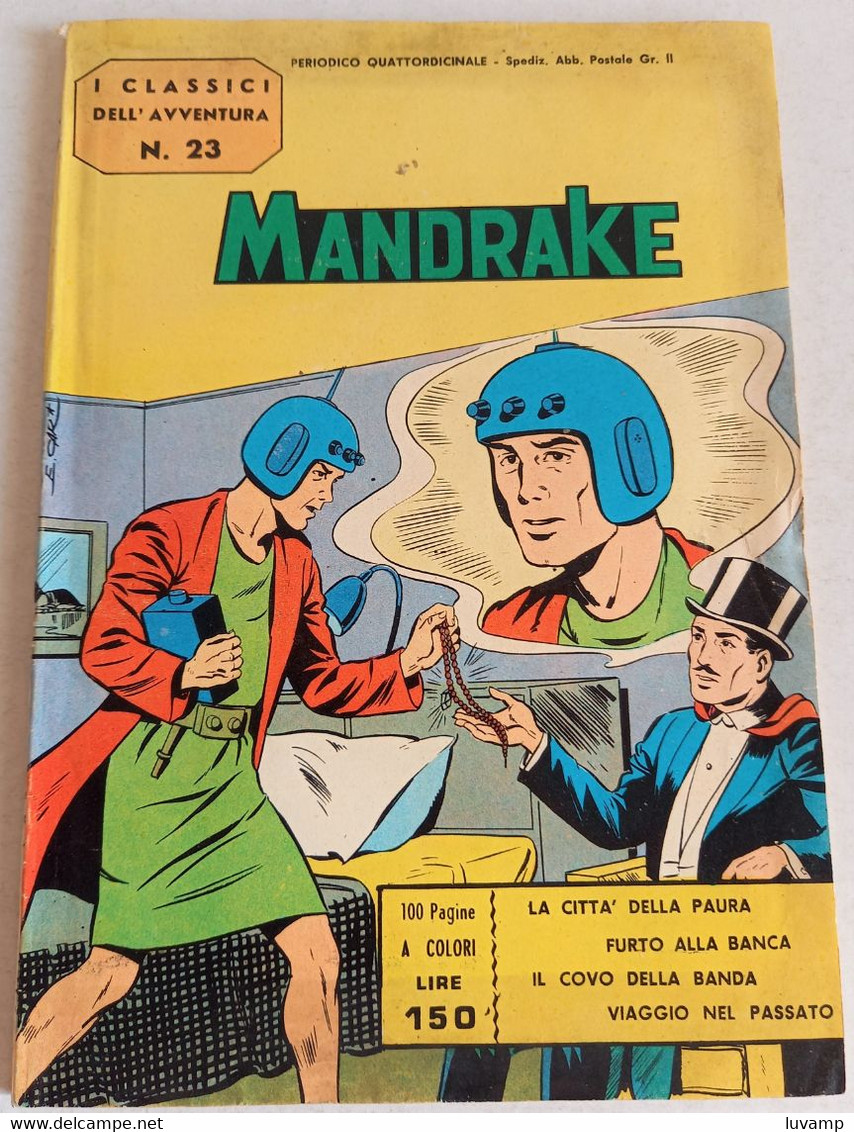 MANDRAKE  CLASSICI AVVENTURA - FRATELLI SPADA   N. 23   ( CART 58) - Premières éditions