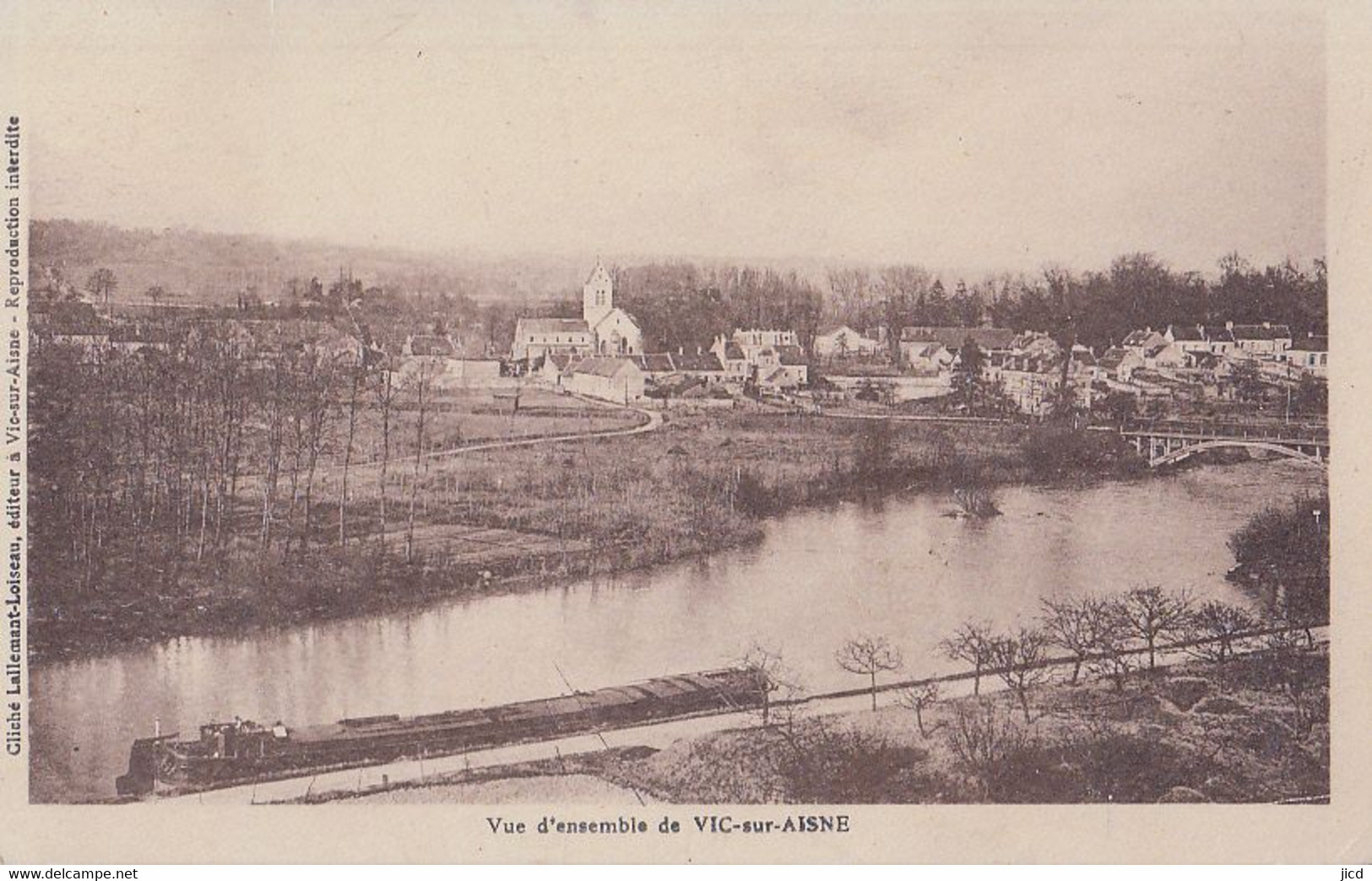 02-vic Sur Aisne  Vue D Ensemble - Vic Sur Aisne