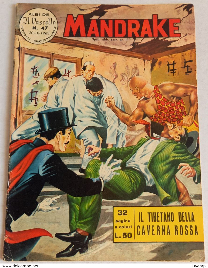 MANDRAKE  IL VASCELLO -FRATELLI SPADA N. 47  DEL   1963 (CART 58) - Premières éditions