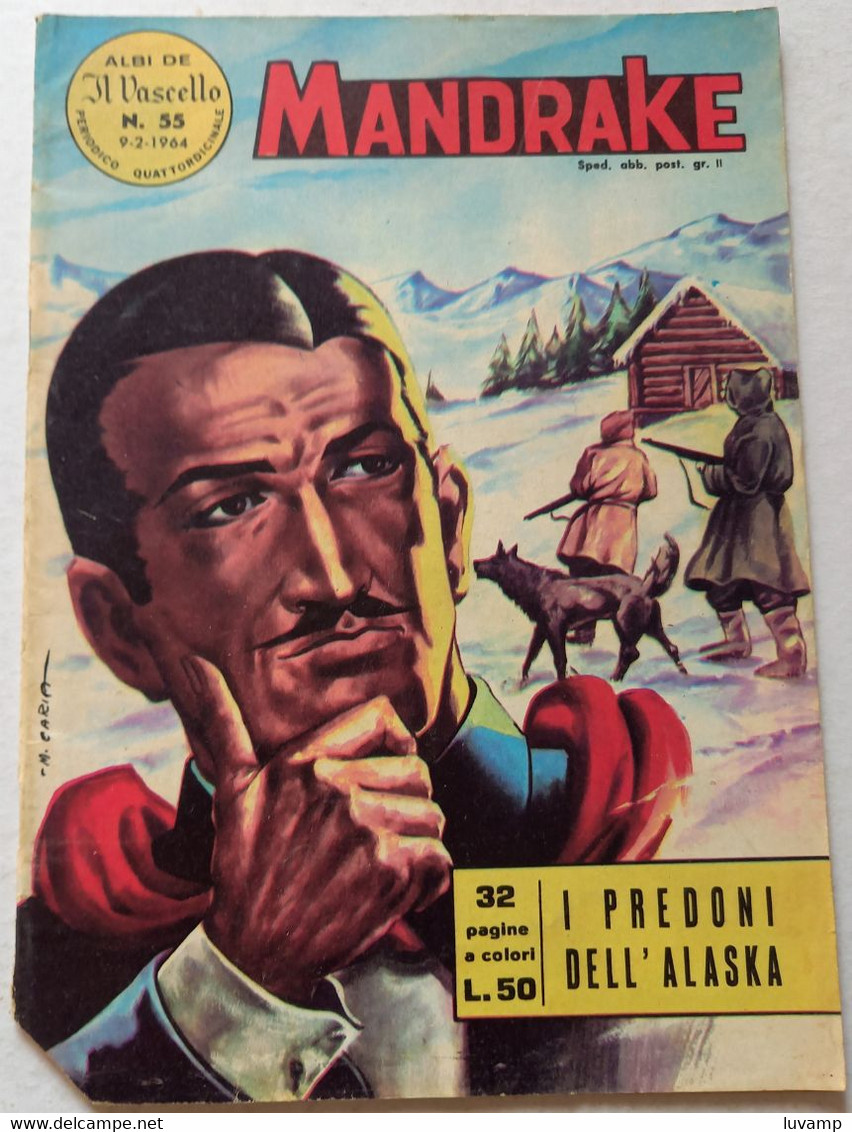 MANDRAKE  IL VASCELLO -FRATELLI SPADA N.  55  DEL   1964 (CART 58) - Premières éditions