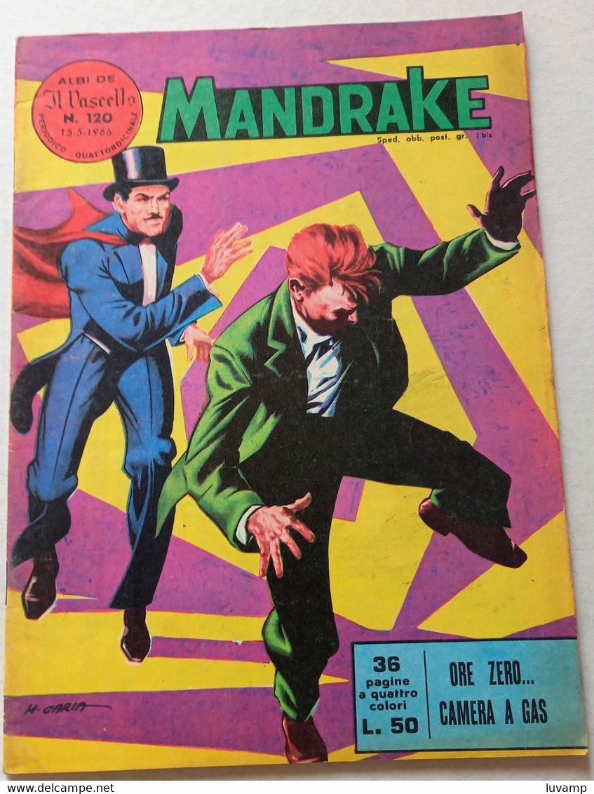 MANDRAKE  IL VASCELLO -FRATELLI SPADA N.  120  DEL   1966 (CART 58) - Premières éditions