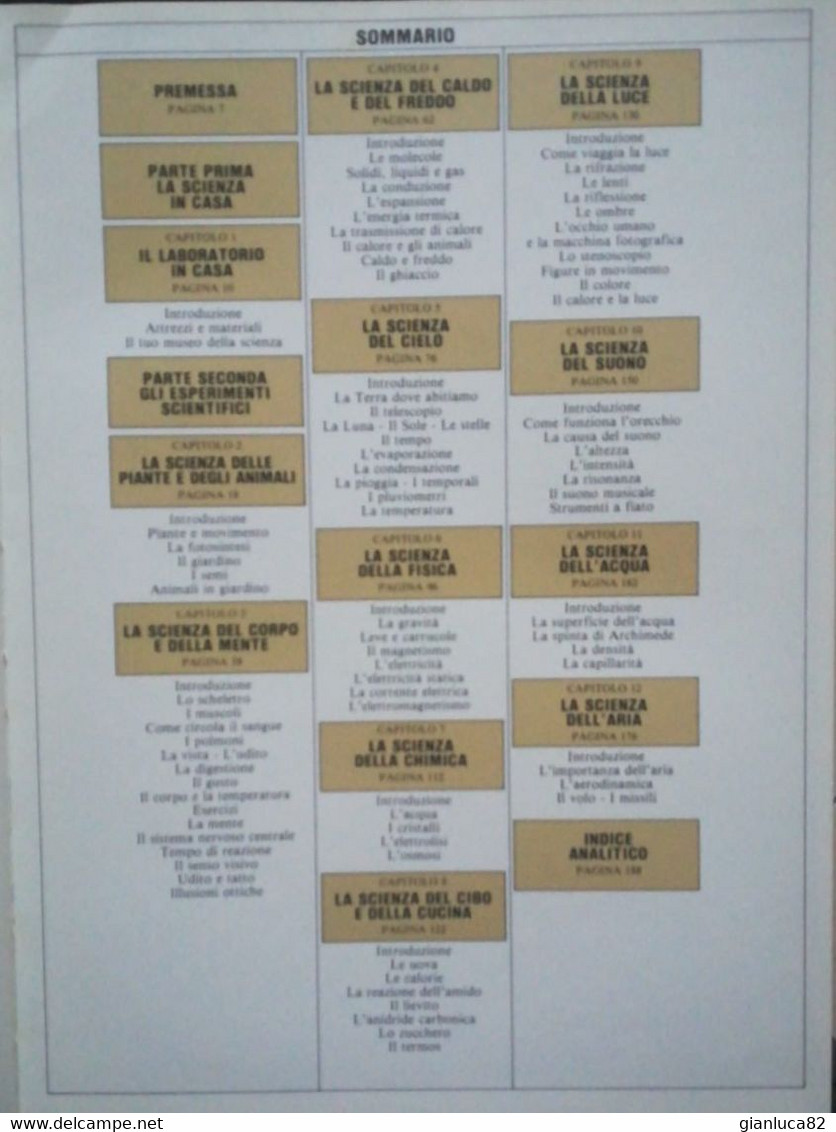 Il Libro Degli Esperimenti Scientifici Di Judith Ann 1980 Ed. Longanesi Euroclub Come Da Foto Ricco Di Illustrazioni - Matematica E Fisica