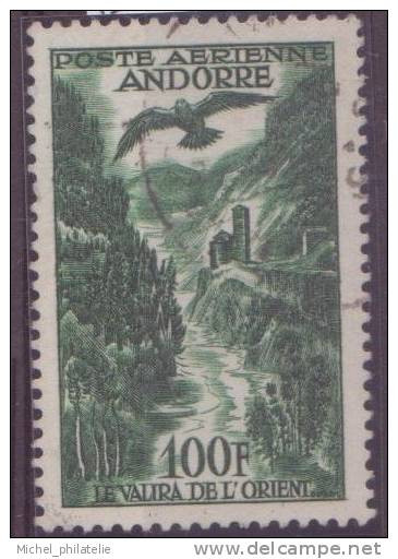 ANDORRE N° 2 PAR AVION OBLITERE - Airmail